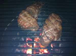 Steaks on the Big Green Egg