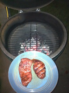 Steak on a plate