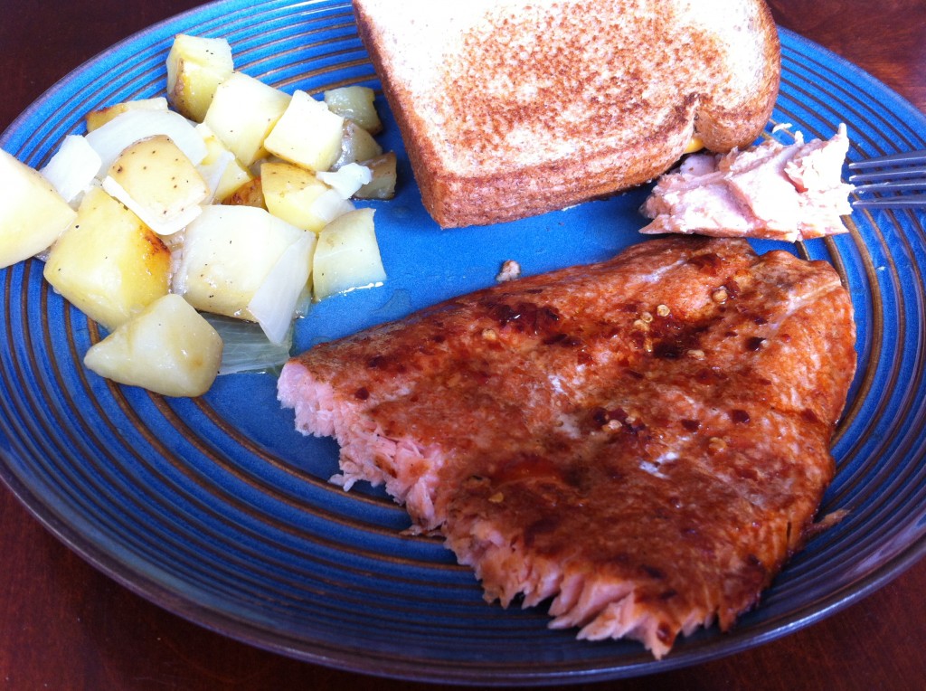 Cedar Plank Salmon on the Big Green Egg