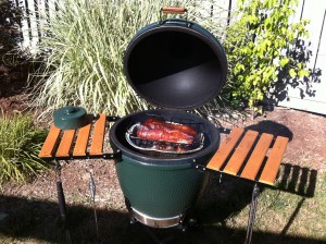 Pork Loin Roast on The Big Green Egg