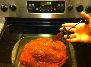 Injecting a Boston Butt
