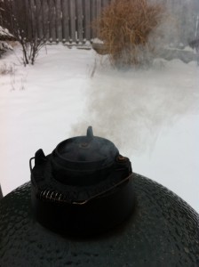 Smoking Ribs on the Big Green Egg