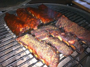 Grilling Ribs
